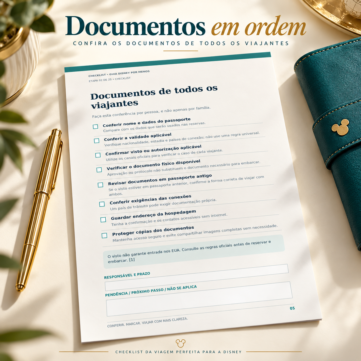 Documentos em ordem