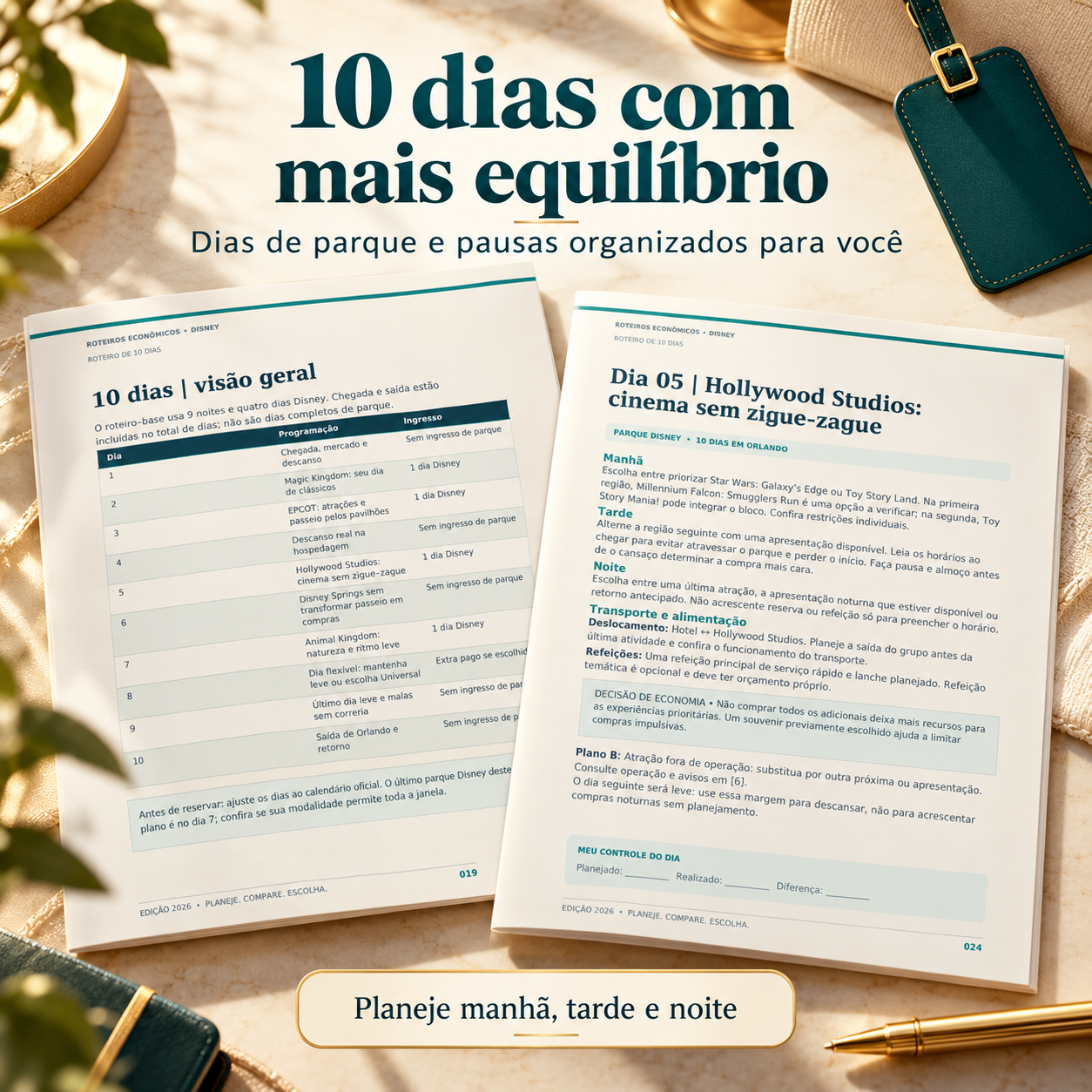 Roteiro de 10 dias — Mais equilíbrio